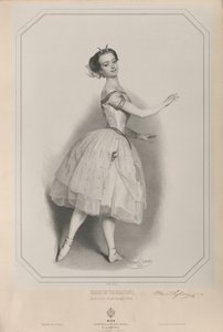 Portrait of the ballerina Marie Taglioni as Satanella, 1853