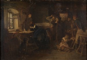 The Overtaken Fugitives by Eduard Kurzbauer