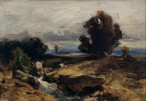 Landscape Study by Eduard Peithner von Lichtenfels