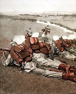 Near Dieuze, illustration from a German magazine, 