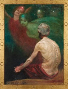 Alberich and the Rhine Daughters by Eduard Veith