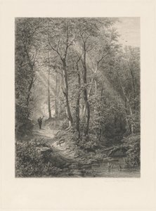 Spring by Eduard Willmann, after Julius Mařák