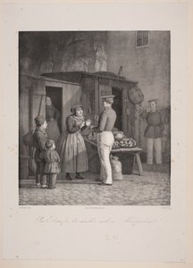 A Russian Trading with an Amager Woman by Edvard Fortling