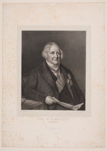 Count A.W. Moltke by Edvard Fortling