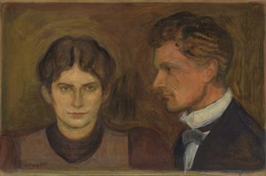 Aase and Harald Norregaard by Edvard Munch