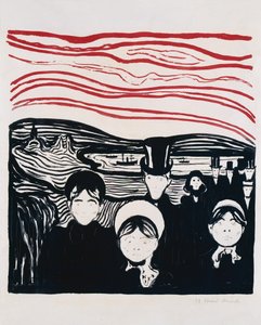 Feeling of Fear by Edvard Munch