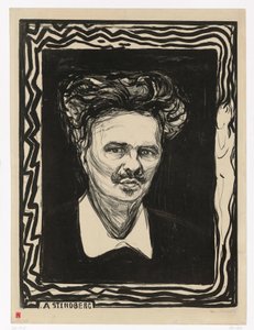August Strindberg by Edvard Munch
