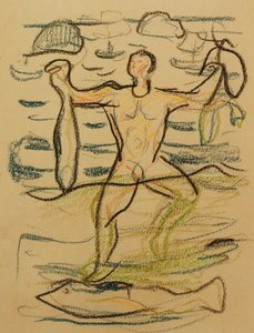 Bather with Fish
