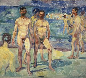 Bathing Men by Edvard Munch