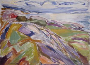 Coastal Landscape, Hvitsten by Edvard Munch