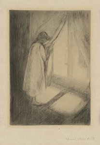 The Girl at the Window by Edvard Munch