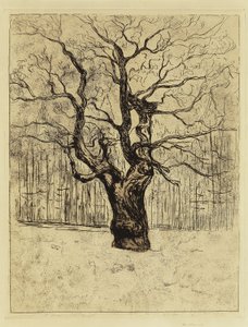 The Oak by Edvard Munch