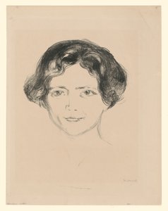 Edith Rode by Edvard Munch