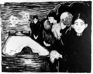 Fight against death (lithography)