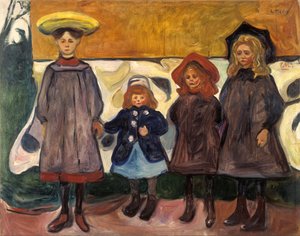 Four Girls in Åsgårdstrand