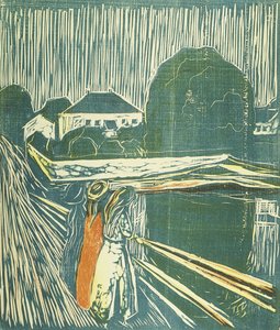 Girls on the Bridge by Edvard Munch