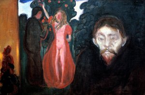 Jealousy, 1895 by Edvard Munch