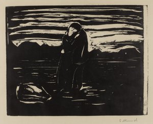 Kiss in the Field, 1905 by Edvard Munch