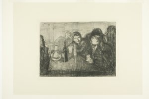 Kristiania Bohemians I by Edvard Munch
