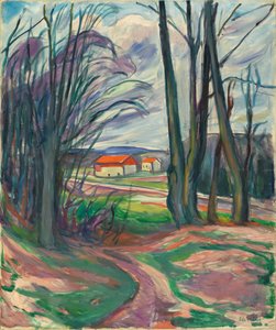 Landscape in Skoyen by Edvard Munch