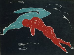 Meeting in Space by Edvard Munch