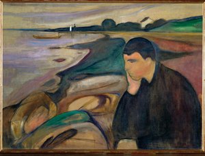 Melancholy by Edvard Munch