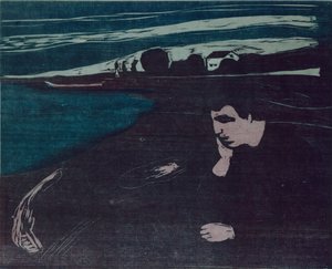 Melancholy by Edvard Munch