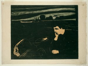 Melancholy III by Edvard Munch