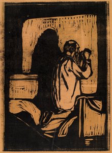 Old Man Praying by Edvard Munch
