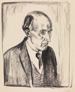 Portrait of the Composer Frederick Delius 1862-1934, 1920 by Edvard Munch