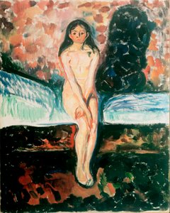Puberty Study by Edvard Munch