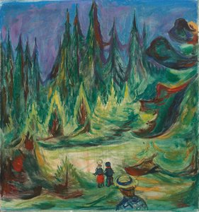 The Fairytale Forest by Edvard Munch