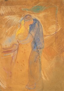 The Kiss, 1906-1907 by Edvard Munch