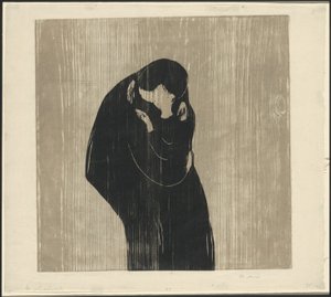 The Kiss IV by Edvard Munch