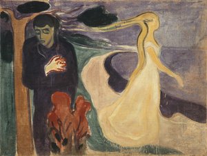 The Separation by Edvard Munch