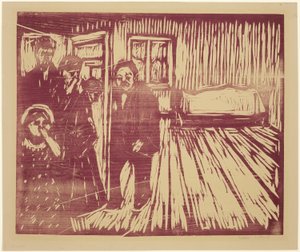The Smell of Death by Edvard Munch