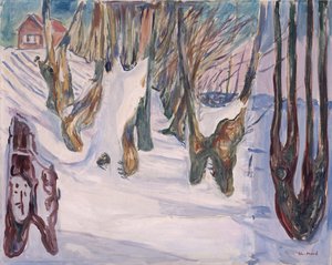 Winter Landscape with House