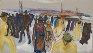 Workers Returning Home by Edvard Munch