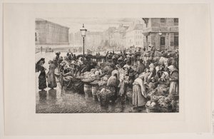 Højbro Square by Edvard Petersen