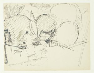 Composition Study for the Langelinie Picture by Edvard Weie
