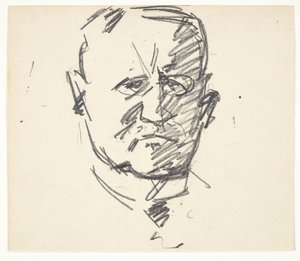 Study for a Portrait of Professor, Dr. Med. Carl Lorentzen (1860-1932) by Edvard Weie