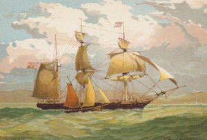 Homeward Bound, Taking in a Pilot by Edward (after) Duncan