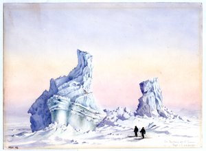 An Iceberg off Cape Evans, 1st-11th September, 1911 by Edward Adrian Wilson