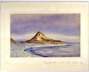 Observation Hill from Hut Point, 1911 by Edward Adrian Wilson