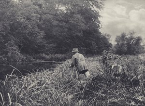 The Lower end of the Ramsbury Water by Edward Alfred Barton