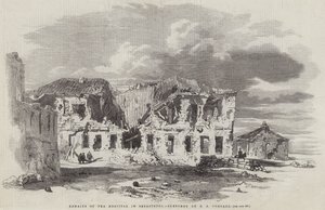 Remains of the Hospital in Sebastopol by Edward Angelo Goodall