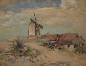 The Windmill, c.1900-04 by Edward Arthur Walton