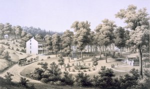 Stribling Springs, Spa Village, Augusta Country, 1858 by Edward Beyer
