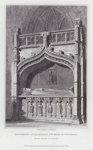 Monument of Archibald 5th Earl of Douglass, in the Church of Douglass by Edward Blore
