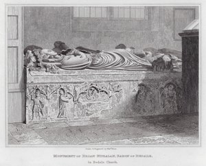 Monument of Brian Fitzalan, Baron of Bedale, in Bedale Church